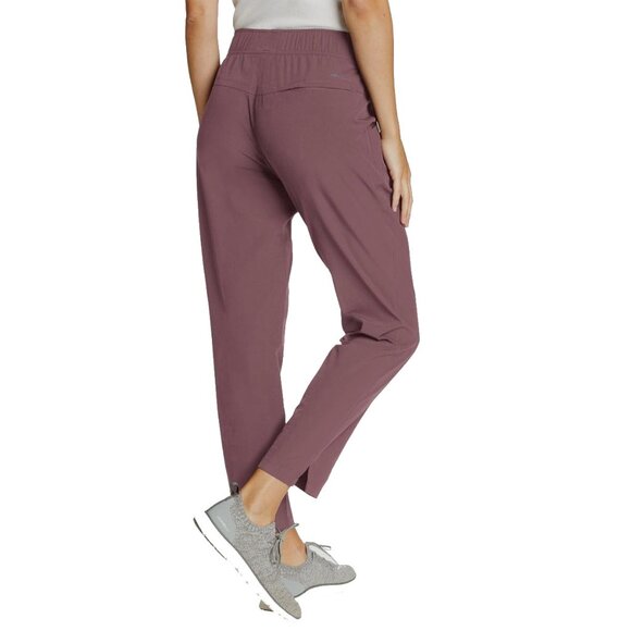 NWT Eddie Bauer Women Size Large Elastic Waistband Cropped Ankle Travel Pant NEW - Picture 3 of 4
